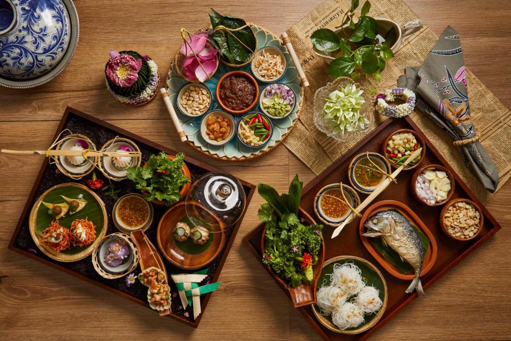 The Salil Hotel Riverside Bangkok Exteriér fotografie Thai cuisine